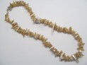 MOP necklace 47 cm with carabin clasp si...