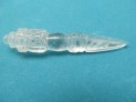 Phurba vybroušená z křišťálu - 10 cm