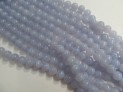 Chalcedon modrý kuličky 8 mm šňůra