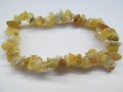 Opál žlutý náramek tromlovaný