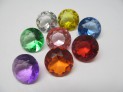 Broušený skleněný diamant 20 mm imitace
