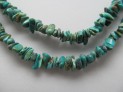 Turquise necklace 90 cm chips