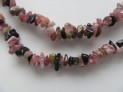 Turmaline rubelite necklace 80 cm chips