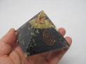 Orgonitová pyramida 70 mm s šungitem a z...