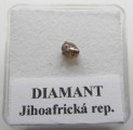 Diamant surový krystal 6 mm - Afrika