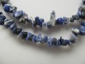 Sodalite necklace 90 cm chips