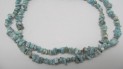 Larimar Q.A.necklace 90 cm chips 