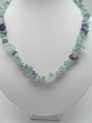 Fluorite chips necklace 
