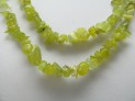 Korean jade necklace 90 cm chips