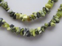 Flower turquise necklace 90 cm chips