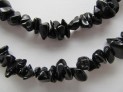Black turmaline necklace 90 cm chips