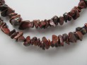 Breciated jasper necklace 90 cm chips