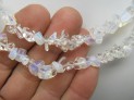 Opalite necklace 90 cm chips