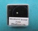 Diamant přírodní krystal 3 mm - Afrika