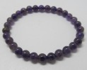 Náramek kuličkový 6 mm ametyst