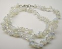 Opalite necklace 47 cm with carabin clas...