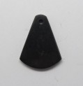 Šungitový přívěšek destička zvonek 35x25 mm