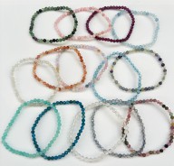 náramky 4 mm facetované