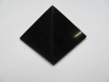 Šungitová pyramida leštěná 7 x 7 cm