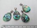 Přívěšek z paua mušle nepravidelný 20x30 mm